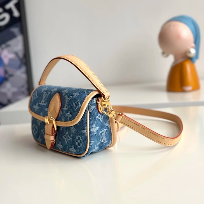 LOUIS VUITTON M27700 牛皮 配色 デニム 斜め掛けバッグ レディース斜め掛け 19x10.5cm サイズ:19x10.5cm