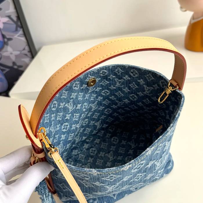 LOUIS VUITTON M28107 デニム 配色 デニム ショルダーバッグ レディースショルダー 18x16x12cm サイズ:18x16x12cm