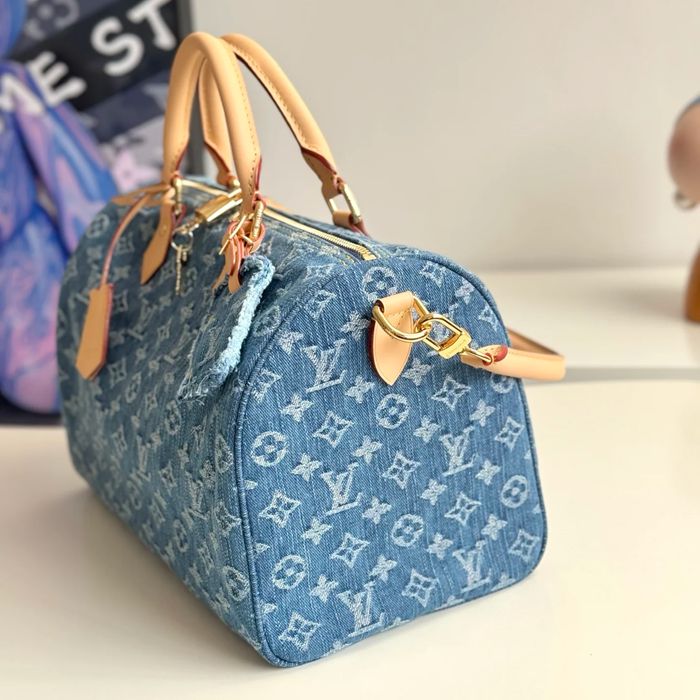 LOUIS VUITTON M14430 デニム モノグラム デニム 斜め掛けバッグ レディース斜め掛け 30x21x17cm サイズ:30x21x17cm