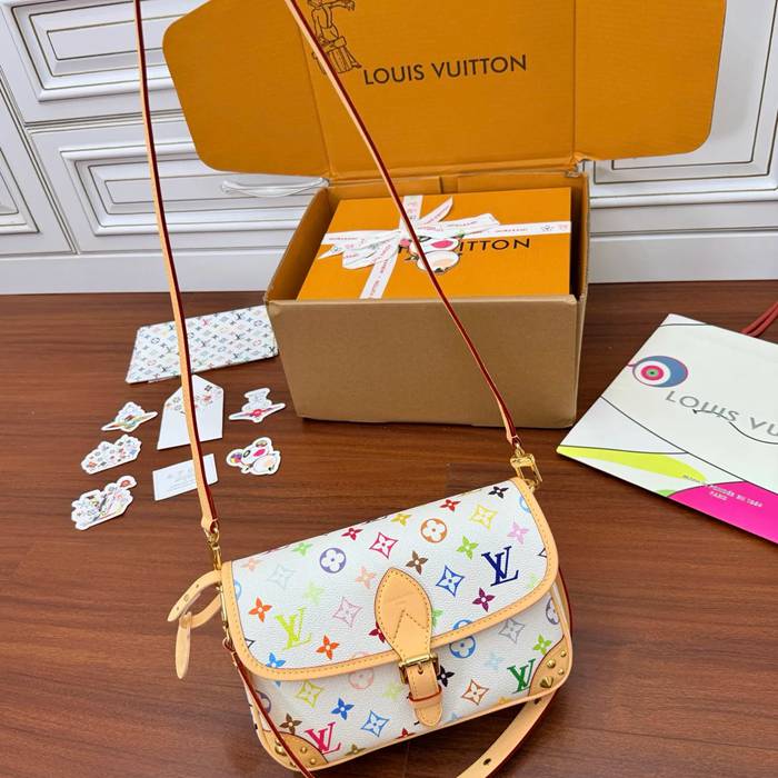 LOUIS VUITTON M27866 ボックスレザー 斜め掛けバッグ レディース斜め掛け 24x15cm サイズ:24x15cm