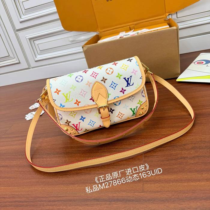 LOUIS VUITTON M27866 ボックスレザー 斜め掛けバッグ レディース斜め掛け 24x15cm サイズ:24x15cm