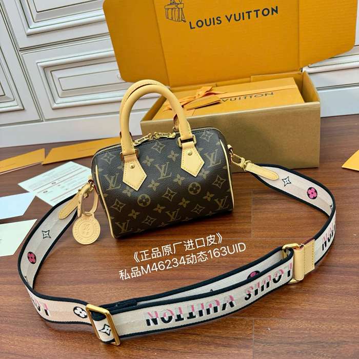 LOUIS VUITTON M46234 ボックスレザー 斜め掛けバッグ レディース斜め掛け 20.5x13.5x12cm サイズ:20.5x13.5x12cm