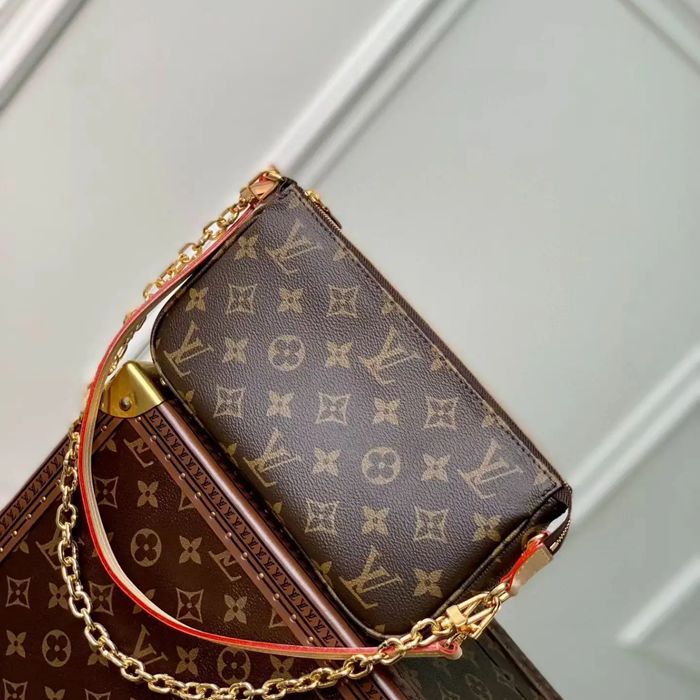 LOUIS VUITTON M82766 牛皮 モノグラム キャンバス ショルダーバッグ レディースショルダーチェーン 23.5x13.5cm サイズ:23.5x13.5cm