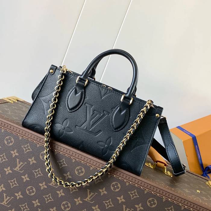LOUIS VUITTON M23640 モノグラム ブラック 斜め掛けバッグ レディース斜め掛けチェーン 25x13x10cm サイズ:25x13x10cm