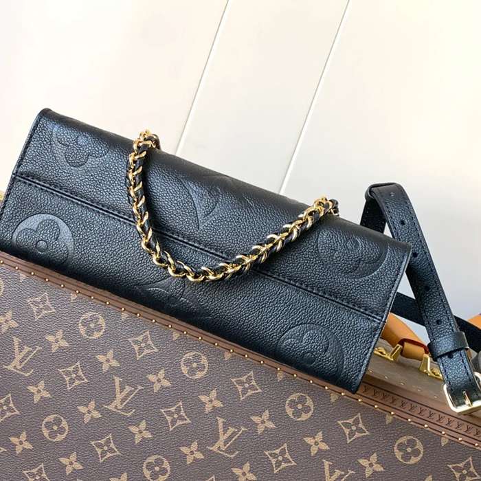 LOUIS VUITTON M23640 モノグラム ブラック 斜め掛けバッグ レディース斜め掛けチェーン 25x13x10cm サイズ:25x13x10cm