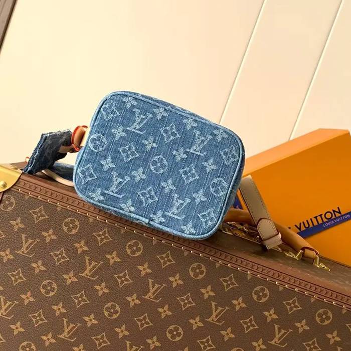 LOUIS VUITTON M28107 牛皮 配色 デニム 斜め掛けバッグ レディース斜め掛け 18x16x12cm サイズ:18x16x12cm