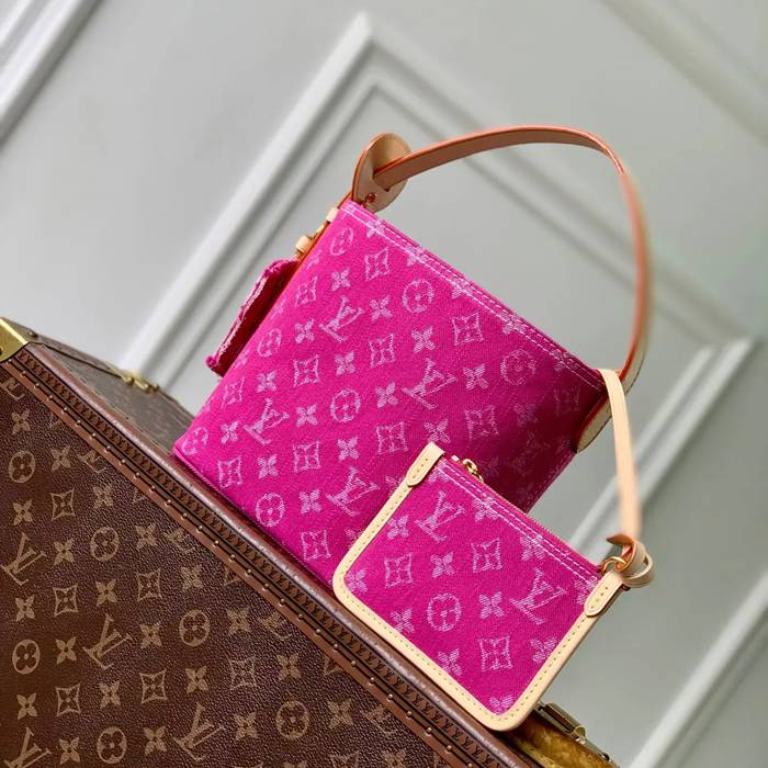 LOUIS VUITTON M27626 牛皮 配色 デニム 斜め掛けバッグ レディース斜め掛け 18x16x12cm サイズ:18x16x12cm