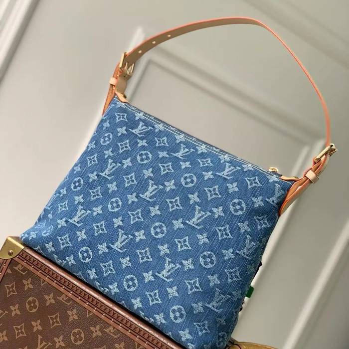 LOUIS VUITTON M27329 デニム 配色 デニム ショルダーバッグ レディースショルダー 30x22x13cm サイズ:30x22x13cm