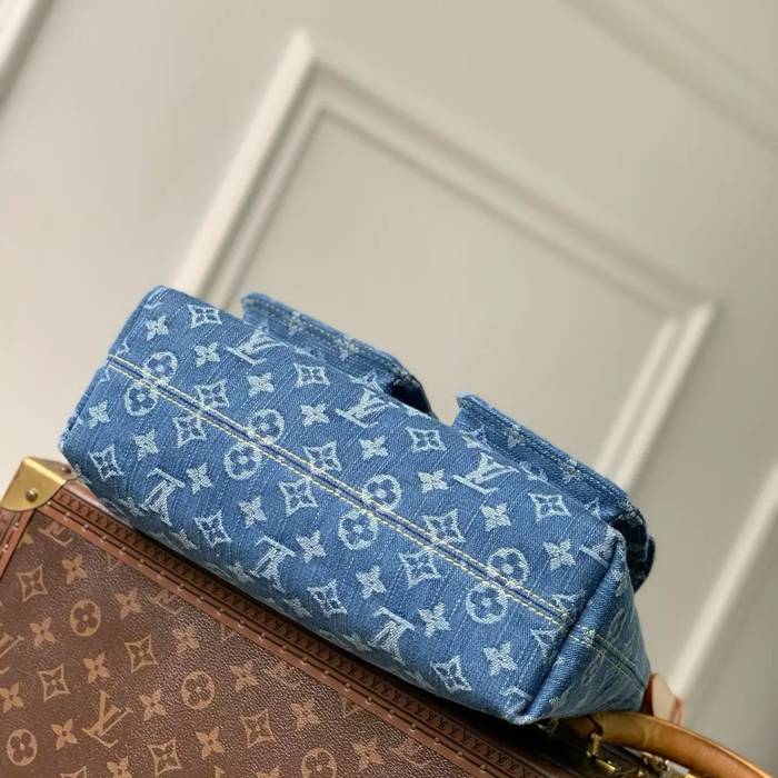 LOUIS VUITTON M27329 デニム 配色 デニム ショルダーバッグ レディースショルダー 30x22x13cm サイズ:30x22x13cm