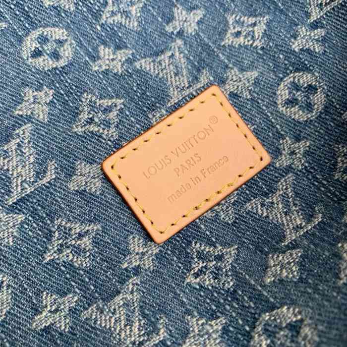 LOUIS VUITTON M27329 デニム 配色 デニム ショルダーバッグ レディースショルダー 30x22x13cm サイズ:30x22x13cm