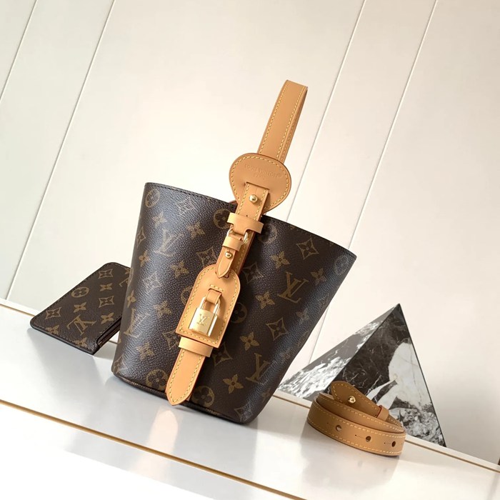 LOUIS VUITTON M12925 牛皮 モノグラム ハンドバッグ レディース斜め掛け手提げ 18x16x12cm サイズ:18x16x12cm