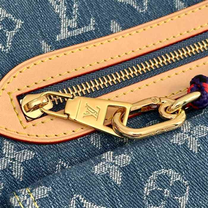 LOUIS VUITTON M27329 デニム 配色 ブルー ショルダーバッグ レディースショルダーチェーン サイズ:30.0x22.0x13.0cm