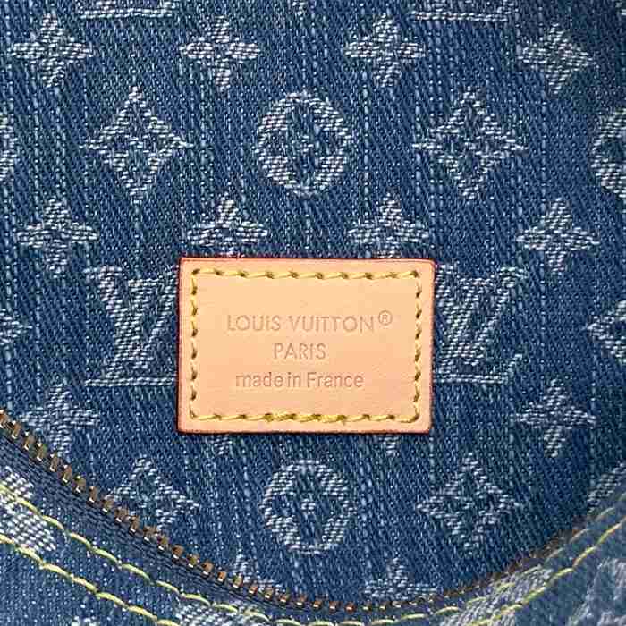 LOUIS VUITTON M27329 デニム 配色 ブルー ショルダーバッグ レディースショルダーチェーン サイズ:30.0x22.0x13.0cm
