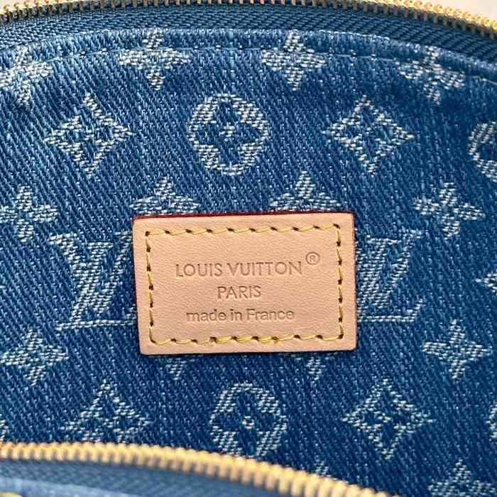 LOUIS VUITTON M27602 牛皮 ブルー 斜め掛けバッグ レディース斜め掛け脇下 23.5x14cm サイズ:23.5x14cm