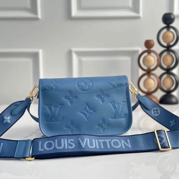 LOUIS VUITTON M27362 モノグラム ブルー 斜め掛けバッグ レディース斜め掛け 24x15cm サイズ:24x15cm