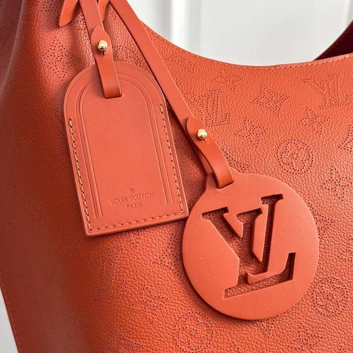 LOUIS VUITTON M53188 牛皮 ブラウン ショルダーバッグ レディースショルダー 40x35x17cm サイズ:40x35x17cm