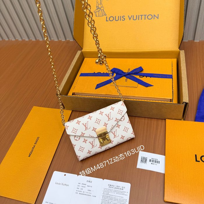 LOUIS VUITTON M4871 財布 レディース斜め掛け 13.5cm サイズ:20.5×13.5×12cm