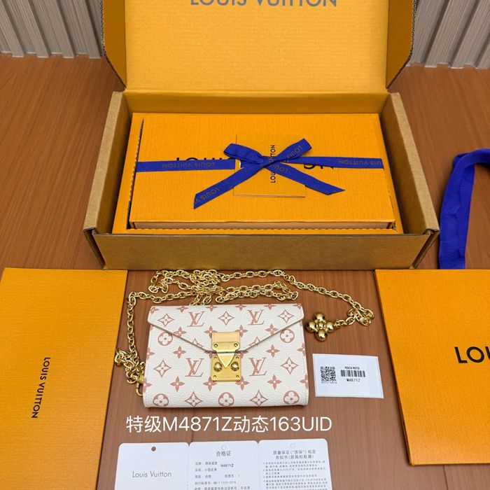 LOUIS VUITTON M4871 財布 レディース斜め掛け 13.5cm サイズ:20.5×13.5×12cm