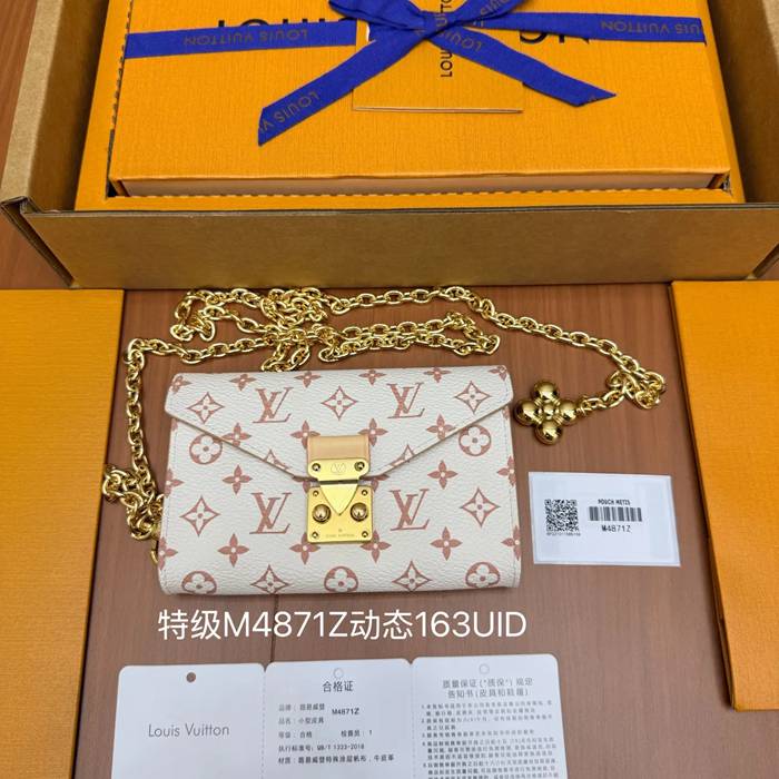LOUIS VUITTON M4871 財布 レディース斜め掛け 13.5cm サイズ:20.5×13.5×12cm