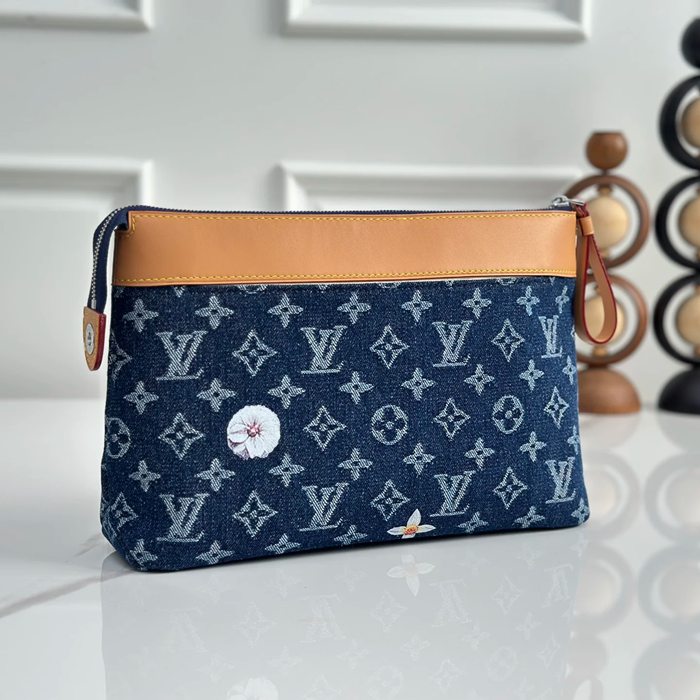 LOUIS VUITTON M27559 デニム モノグラム ブルー ハンドバッグ レディースハンド 30x21x7.5cm サイズ:30x21x7.5cm