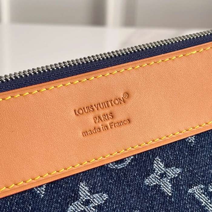 LOUIS VUITTON M27559 デニム モノグラム ブルー ハンドバッグ レディースハンド 30x21x7.5cm サイズ:30x21x7.5cm