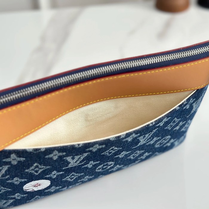 LOUIS VUITTON M27559 デニム モノグラム ブルー ハンドバッグ レディースハンド 30x21x7.5cm サイズ:30x21x7.5cm