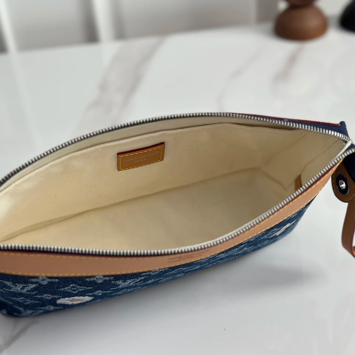LOUIS VUITTON M27559 デニム モノグラム ブルー ハンドバッグ レディースハンド 30x21x7.5cm サイズ:30x21x7.5cm