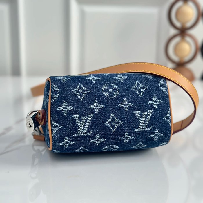 LOUIS VUITTON M27557 牛皮 モノグラム ブルー 斜め掛けバッグ レディース斜め掛け 18x12x10cm サイズ:18x12x10cm