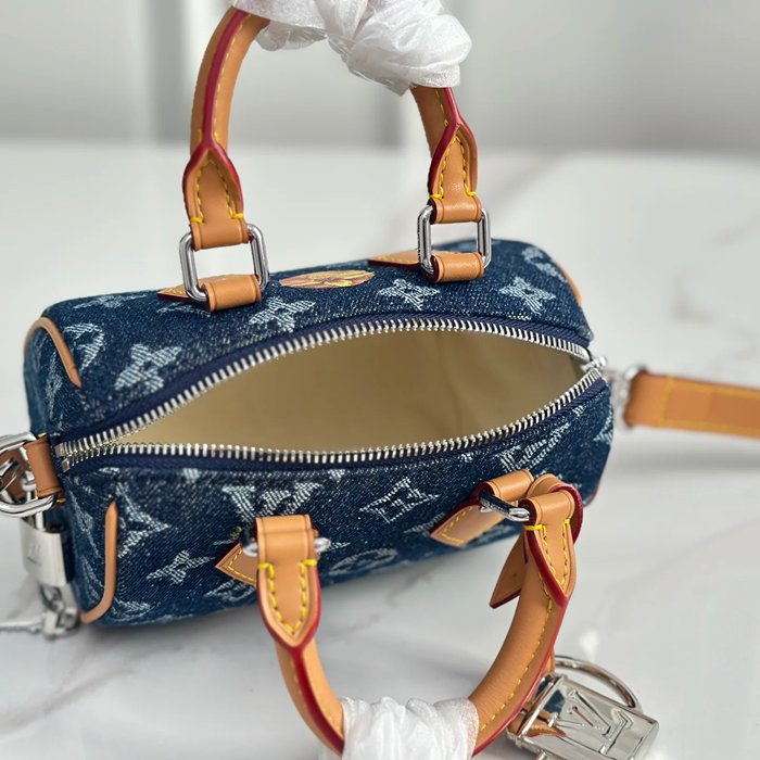 LOUIS VUITTON M27557 牛皮 モノグラム ブルー 斜め掛けバッグ レディース斜め掛け 18x12x10cm サイズ:18x12x10cm