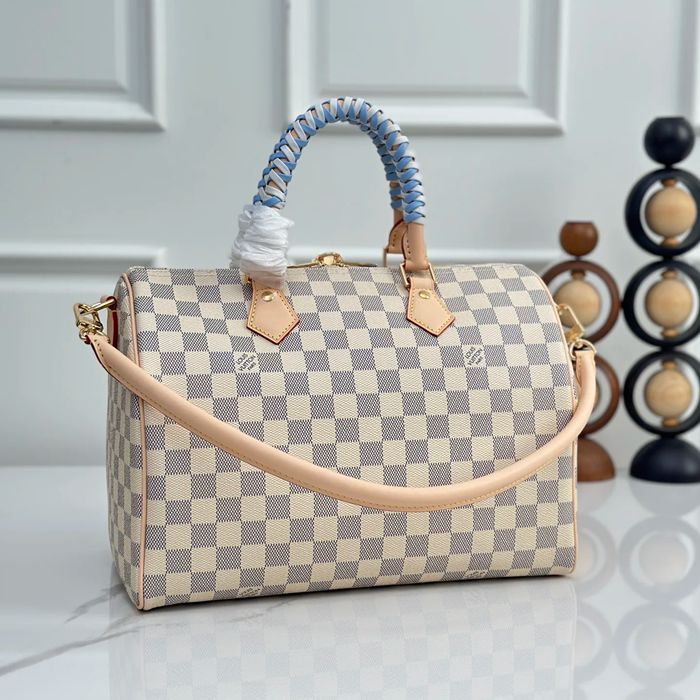 LOUIS VUITTON N40908 キャンバス パターン ブルー 斜め掛けバッグ レディース斜め掛け 30x21x17cm サイズ:30x21x17cm