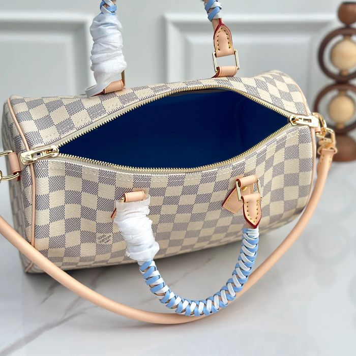 LOUIS VUITTON N40908 キャンバス パターン ブルー 斜め掛けバッグ レディース斜め掛け 30x21x17cm サイズ:30x21x17cm
