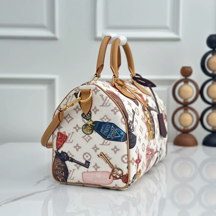 LOUIS VUITTON M29377 キャンバス ペイント 斜め掛けバッグ レディース斜め掛け サイズ:30.0x21.0x17.0cm