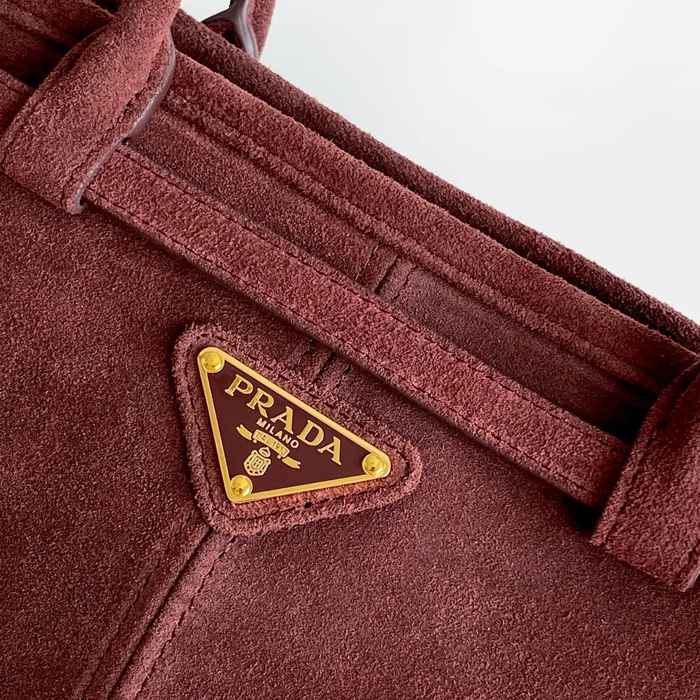 PRADA 1BA426 レッド 斜め掛けバッグ、ショルダーバッグ、ハンドバッグ ヴィンテージ 32x16x12cm サイズ:32x16x12cm