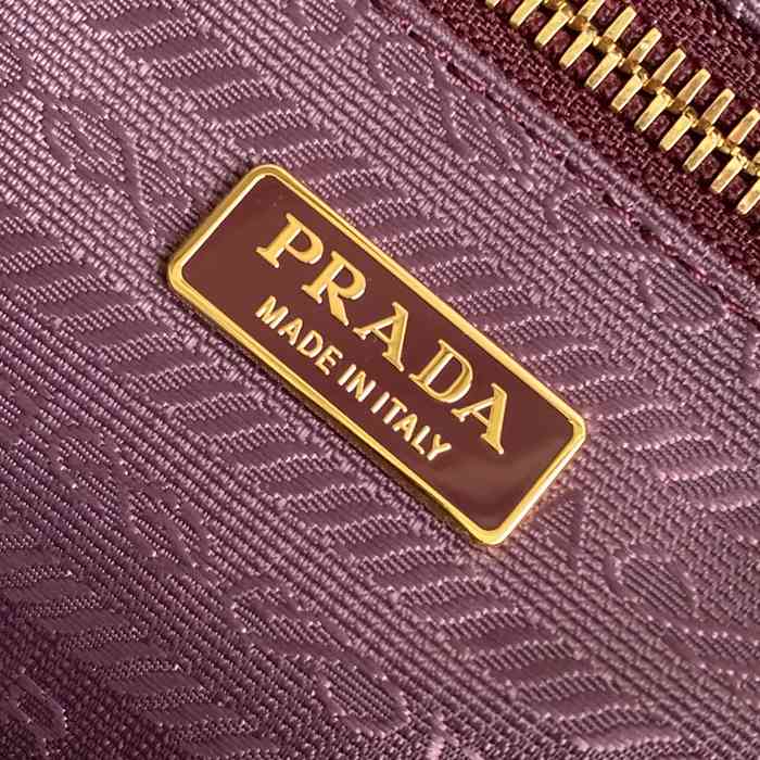 PRADA 1BA426 レッド 斜め掛けバッグ、ショルダーバッグ、ハンドバッグ ヴィンテージ 32x16x12cm サイズ:32x16x12cm