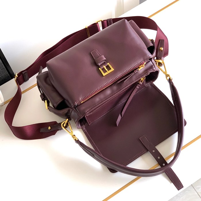 PRADA 1BD394 ラムレザー、レザー ゴールド 斜め掛けバッグ、ショルダーバッグ、ハンドバッグ クラシック 30x14x10cm サイズ:30x14x10cm