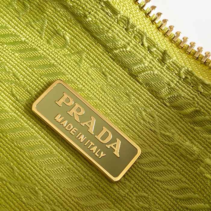 PRADA 1BC204 レザー ゴールド 斜め掛けバッグ、ショルダーバッグ、ハンドバッグ、チェーンバッグ、ハンドバッグ チェーン、クラシック 22x18cm サイズ:22x18cm