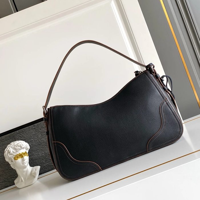 PRADA 1BC280 レザー ショルダーバッグ、ハンドバッグ クラシック 36x20x11cm サイズ:36x20x11cm