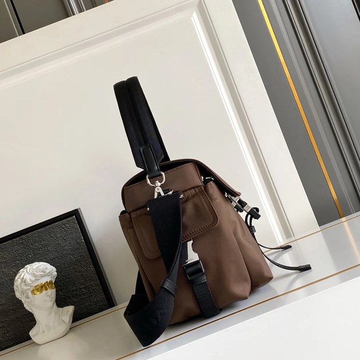 PRADA 2VD082 ナイロン、レザー 斜め掛けバッグ、ショルダーバッグ、ハンドバッグ ナイロン、クラシック 42x22x20cm サイズ:42x22x20cm