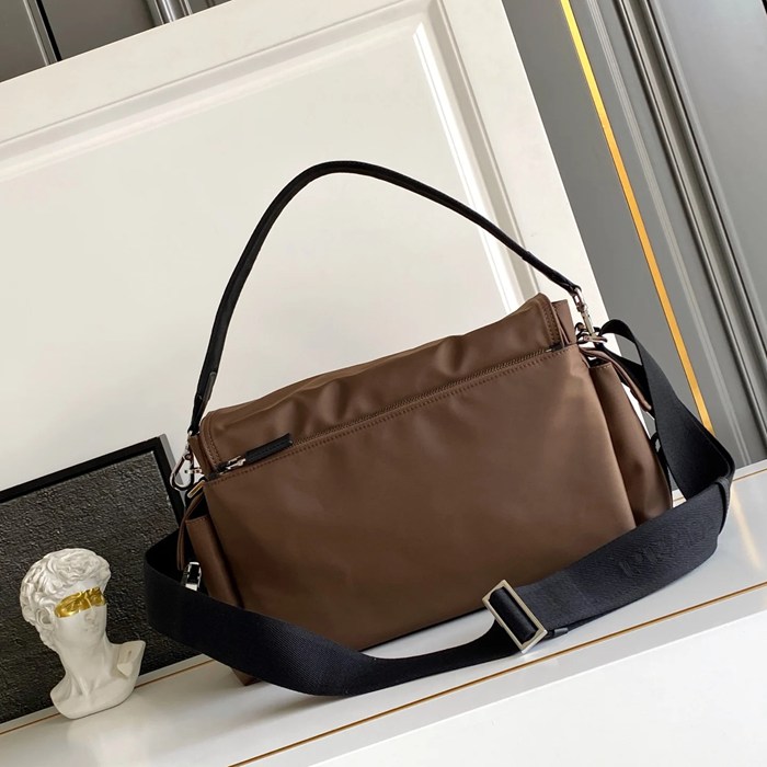 PRADA 2VD082 ナイロン、レザー 斜め掛けバッグ、ショルダーバッグ、ハンドバッグ ナイロン、クラシック 42x22x20cm サイズ:42x22x20cm