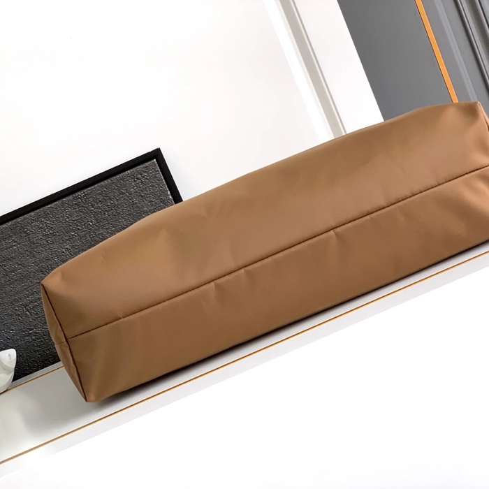 PRADA 1BC244 ナイロン ゴールド ハンドバッグ、トートバッグ ナイロン、トート、クラシック 48x39x14cm サイズ:48x39x14cm
