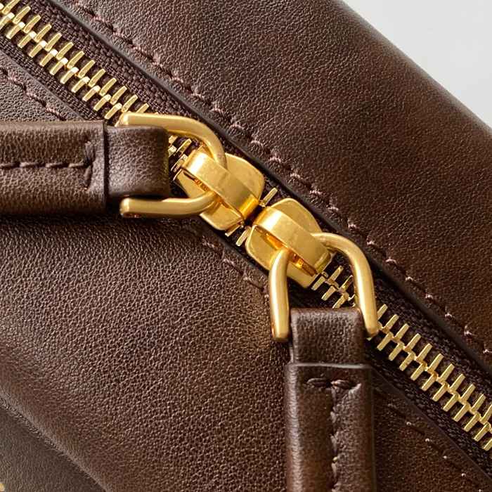 PRADA 1BB167 スエード、レザー ゴールド ショルダーバッグ、ハンドバッグ ヴィンテージ、ミニ 22x16x12cm サイズ:22x16x12cm
