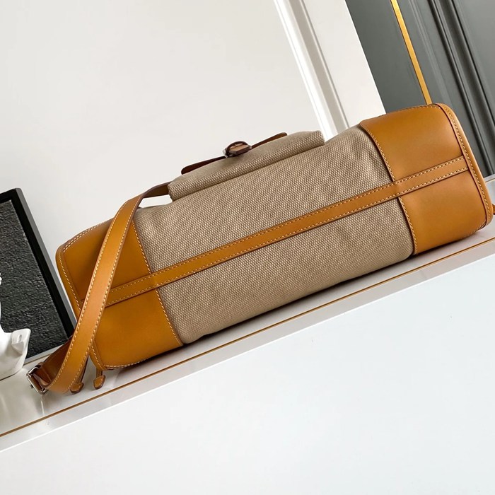 PRADA 1BA433 カーフスキン、キャンバス プリント 斜め掛けバッグ、ショルダーバッグ、ハンドバッグ、ハンドバッグ ソフトラックス、クラシック、ミニ 38x24x12cm サイズ:38x24x12cm