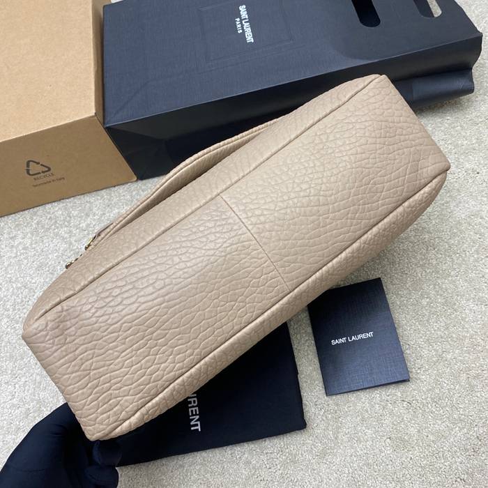 SAINT LAURENT 777399 ラムレザー、エレファント ゴールド、エレファント ハンドバッグ クラシック 37x21x10cm サイズ:37x21x10cm