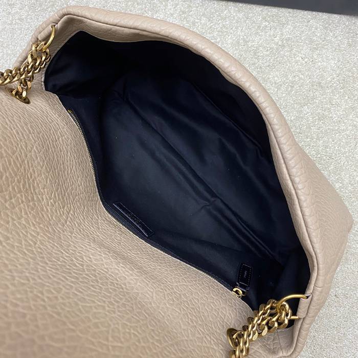 SAINT LAURENT 777399 ラムレザー、エレファント ゴールド、エレファント ハンドバッグ クラシック 37x21x10cm サイズ:37x21x10cm