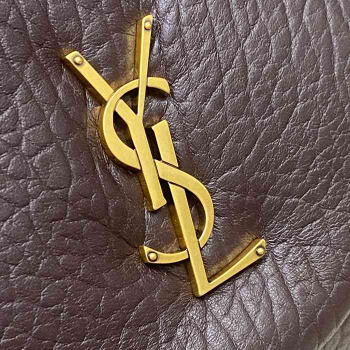 SAINT LAURENT 777399 ラムレザー レッド、ゴールド ハンドバッグ クラシック 37x21x10cm サイズ:37x21x10cm