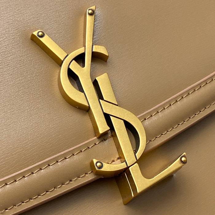 SAINT LAURENT 832332 ラムレザー ゴールド ハンドバッグ クラシック 29x18cm サイズ:29x18cm