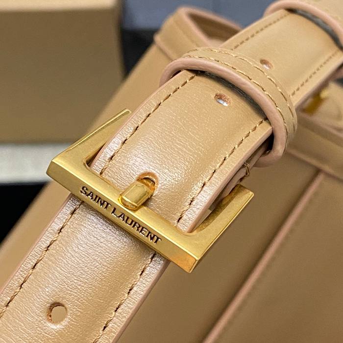 SAINT LAURENT 832332 ラムレザー ゴールド ハンドバッグ クラシック 29x18cm サイズ:29x18cm