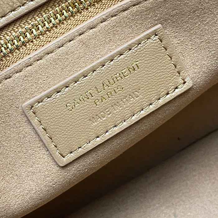 SAINT LAURENT 832332 ラムレザー ゴールド ハンドバッグ クラシック 29x18cm サイズ:29x18cm