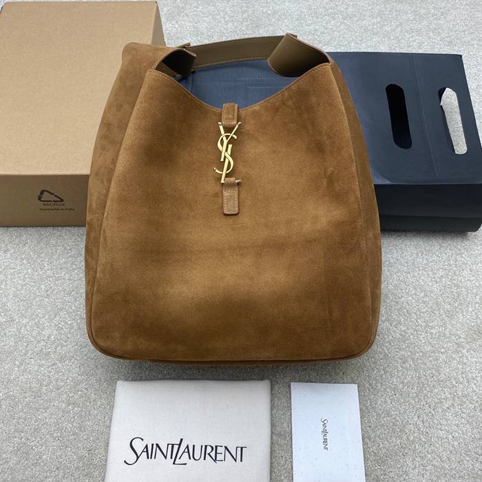 SAINT LAURENT 753837 マット ゴールド、キャラメル、マット 脇下バッグ 大、クラシック 31x30x13cm サイズ:31x30x13cm