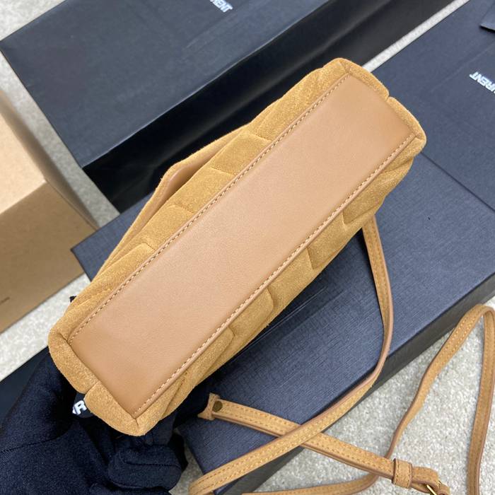 SAINT LAURENT 467072 マット ゴールド、イエロー、マット ハンドバッグ クラシック 20x14cm サイズ:20x14cm
